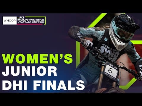 RACE HIGHLIGHTS | UCI Downhill World Cup | Women's Junior | Les Gets, Haute-Savoie 🇫🇷