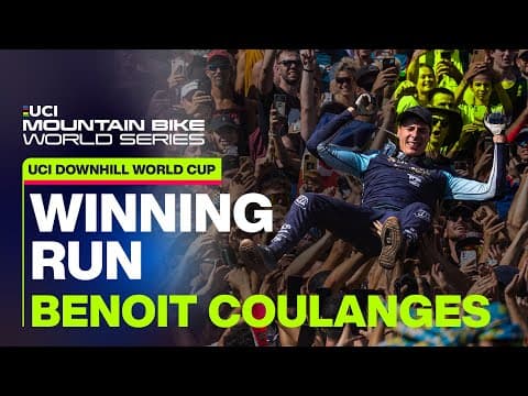 Les Gets Downhill World Cup Winning Run Benoit Coulanges